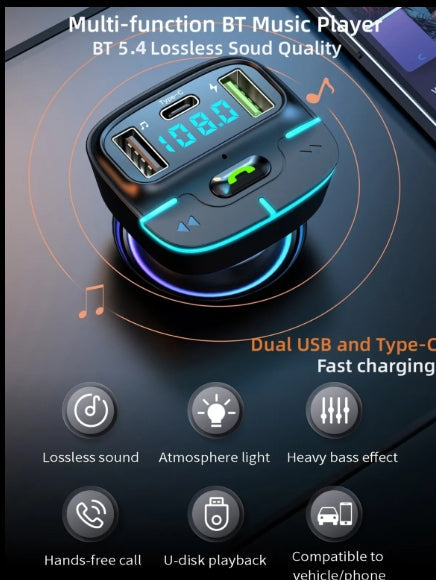 Radio Bluetooth transmitter For Car